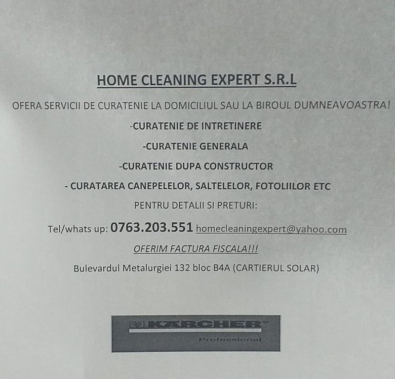 Home Cleaning Expert - Servicii curatenie